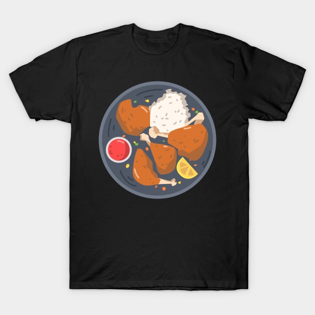 Roasted Chicken T-Shirt by BloodLine